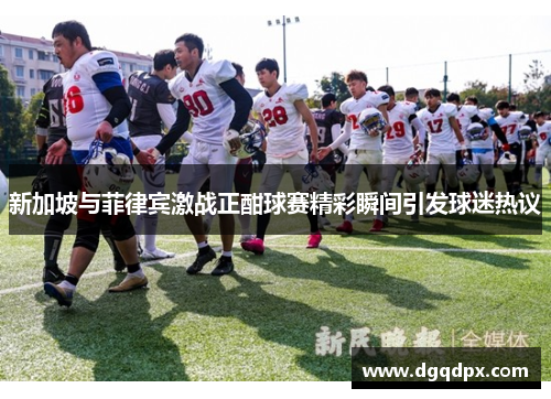 新加坡与菲律宾激战正酣球赛精彩瞬间引发球迷热议